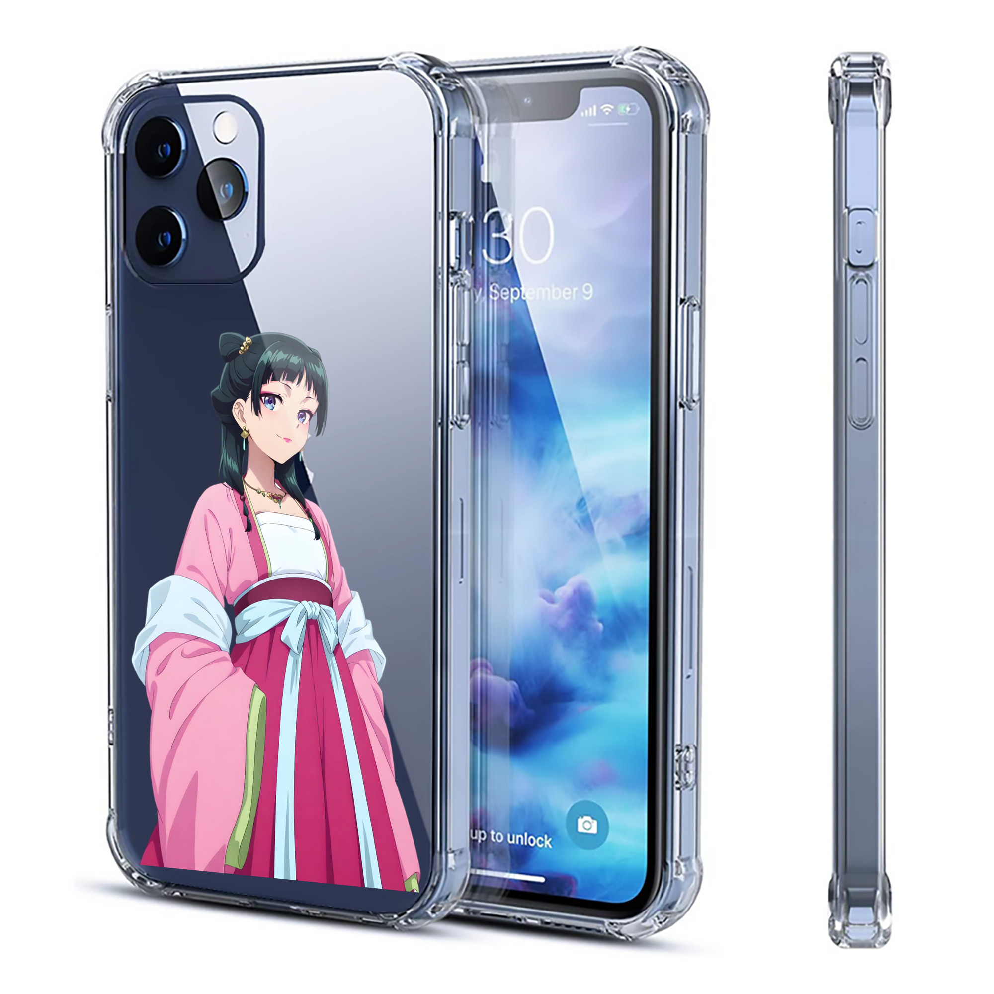 （画像用） 薬屋のひとりごと The Apothecary Diaries 【iPhone 12シリーズ対応】透明スマホケース（クリアソフトケース）